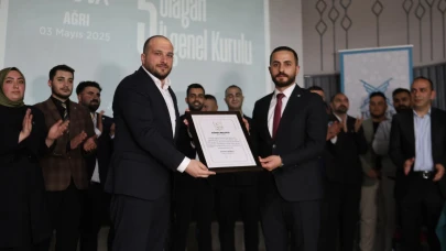 Nur Muhammed Alptekin TÜGVA Ağrı İl Temsilciliği Görevine Yeniden Seçildi