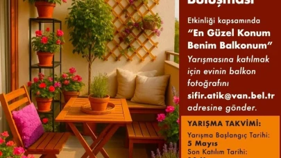 Van’ın en güzel balkonu seçiliyor