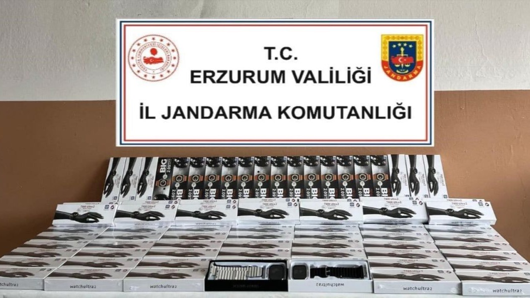 Erzurum'da jandarma akıllı saat operasyonu gerçekleştirdi