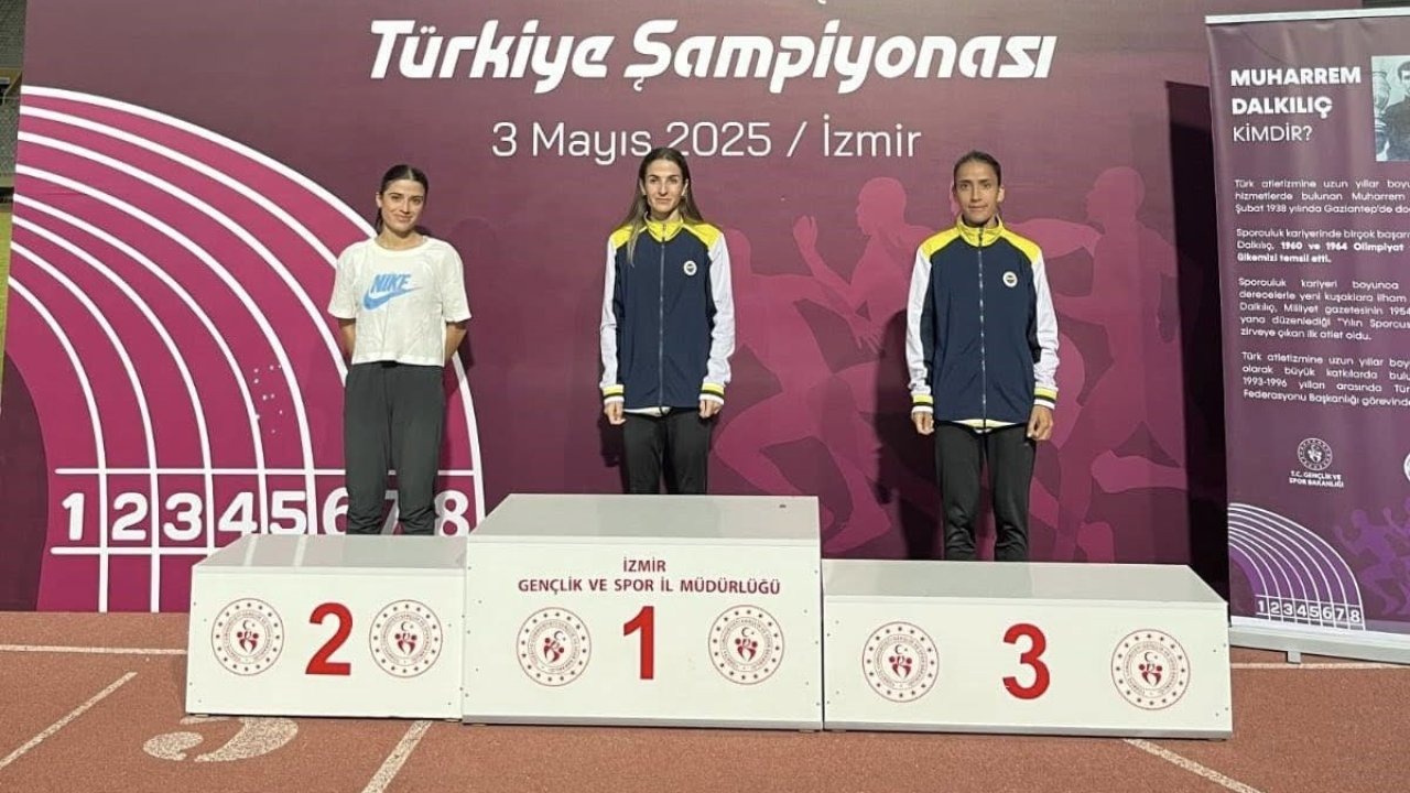 Muşlu Derya Kunur, Türkiye üçüncüsü oldu