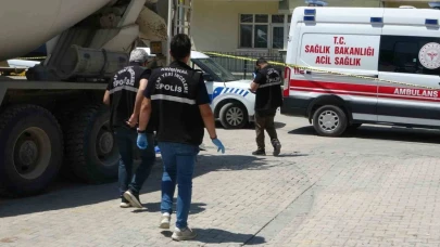 Malatya’da beton mikseri dehşeti