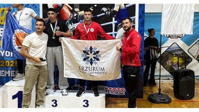 Erzurum Teknik Üniversitesi Muay Thai’de madalyaları topladı