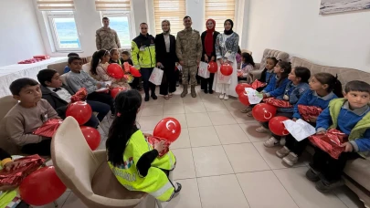 Ağrı’da Jandarmadan, öğrencilere trafik eğitimi