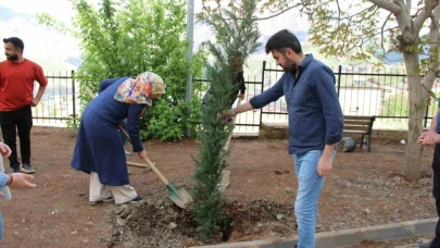 Hakkari’de fidan dikimi
