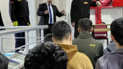 Tutak’ta yangın tatbikatı