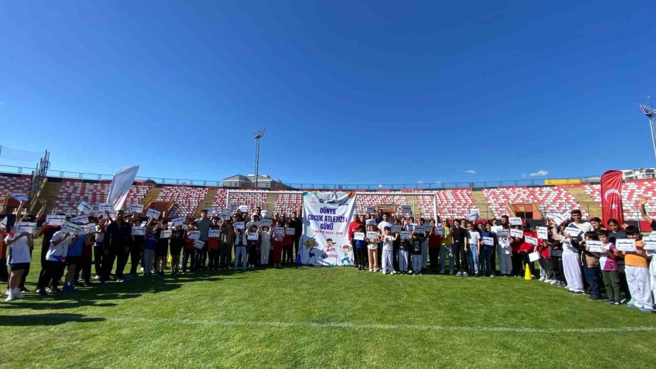 Van’da "Dünya Çocuk Atletizm Günü" kutlandı