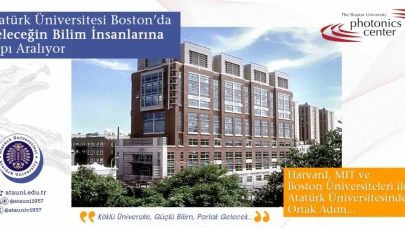 Erzurum Atatürk Üniversitesi, Boston’da geleceğin bilim insanlarına kapı aralıyor
