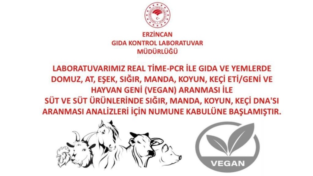 Et ve süt ürünleri analizleri Erzincan’da yüzde 50 devlet desteği ile yapılacak