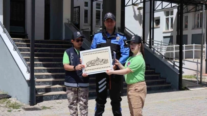 Özel çocukların "Polis" olma hayali gerçek oldu