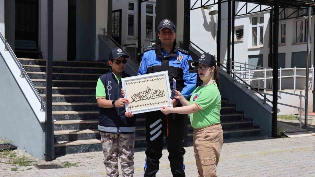 Özel çocukların "Polis" olma hayali gerçek oldu