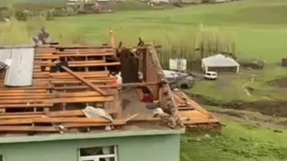 Muş’ta fırtına hayatı olumsuz etkiledi