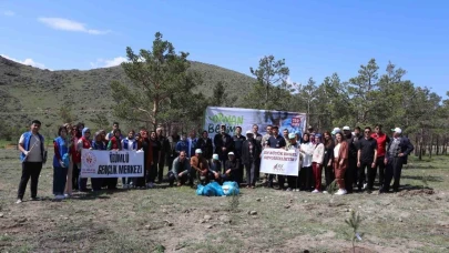 Üzümlü’de fidanlar toprakla buluştu