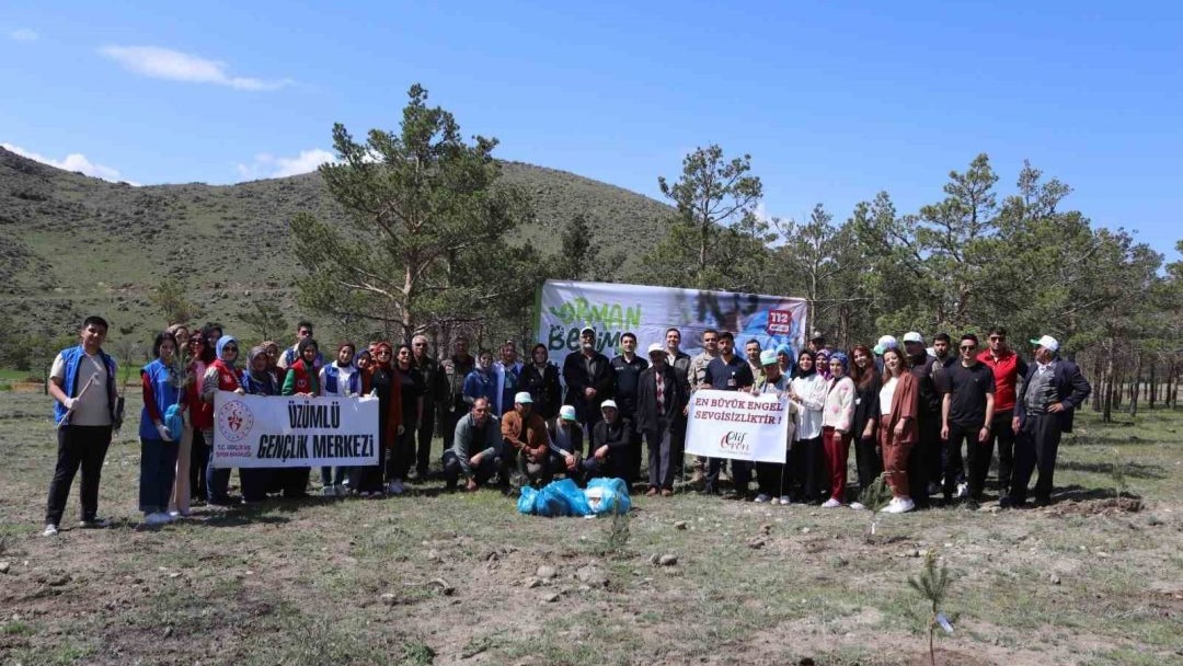Üzümlü’de fidanlar toprakla buluştu