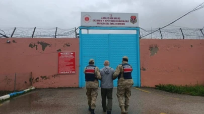 Yakalaması olan şahıs cezaevine teslim edildi