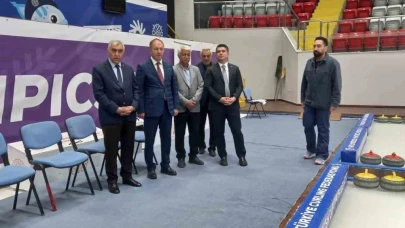 Erzurum'da Curling Open Cup heyecanı başladı