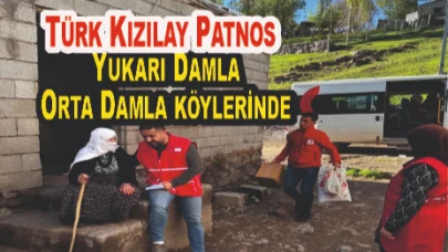Türk Kızılay Patnos’tan Yukarı Damla ve Orta Damla Köylerine Yardım Eli