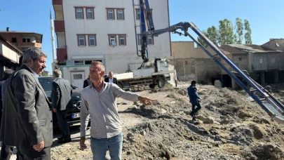 Patnos'ta Yeni Kasaplar Çarşısının Temeli Atıldı