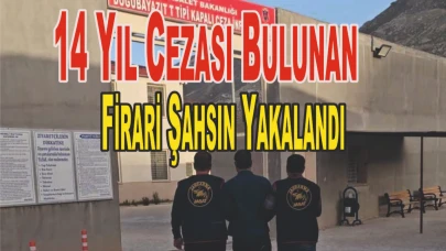 14 yıl 7 ay 15 gün kesinleşmiş hapis cezası bulunan şahıs yakalandı