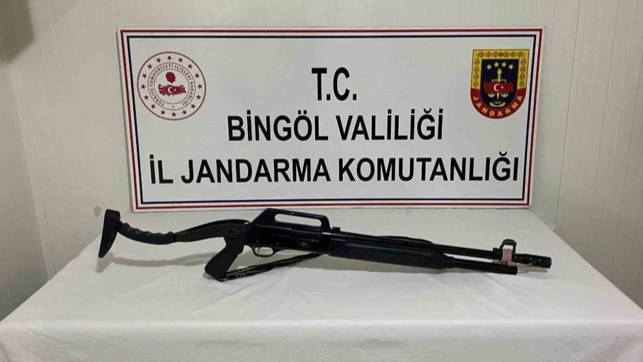 Bingöl’de ruhsatsız silah operasyonu
