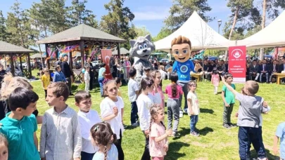 Erzurum’da aile festivali renkli görüntülere sahne oldu