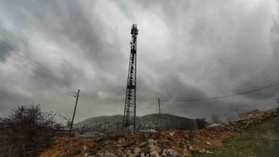 Muradiye'de Kargaların yeni mekanı baz istasyonu direği