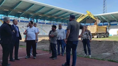 Erzurum'da Hiprit çim için çalışmalar başlatıldı