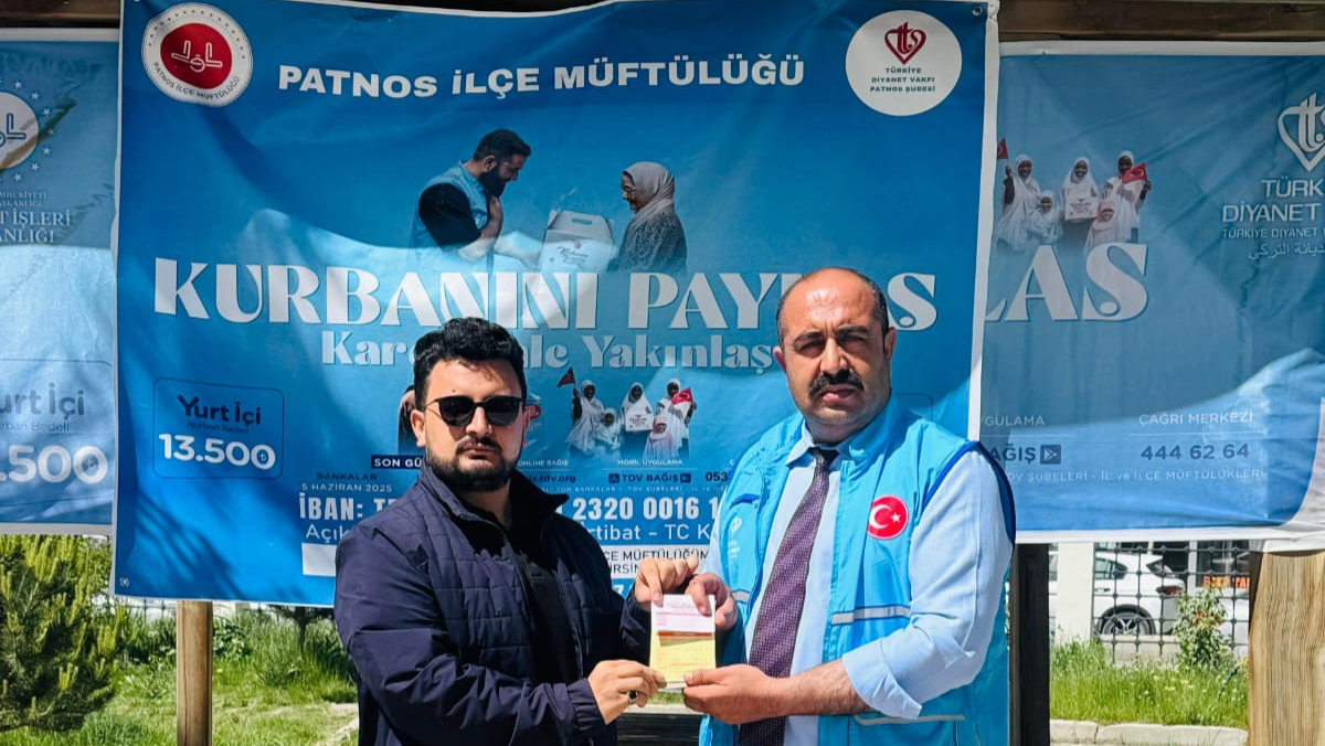 Patnos'ta Kurban Bağış süreci devam ediyor