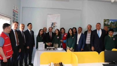 Erzurum'un Oltu ilçesinde modern kütüphane yapıldı