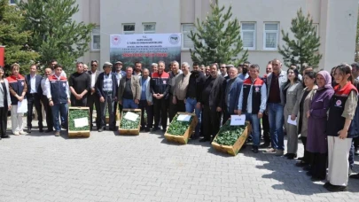 27 bin sebze ve meyve fidesi dağıtıldı