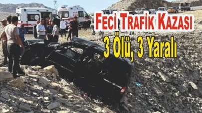 Feci Trafik Kazası 3 Ölü, 3 Yaralı