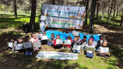 Anaokulu Öğretmen ve Öğrencilerinden örnek davranış