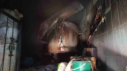 Erzurum Toptancılar sitesinde çıkan yangın kontrol altına alındı