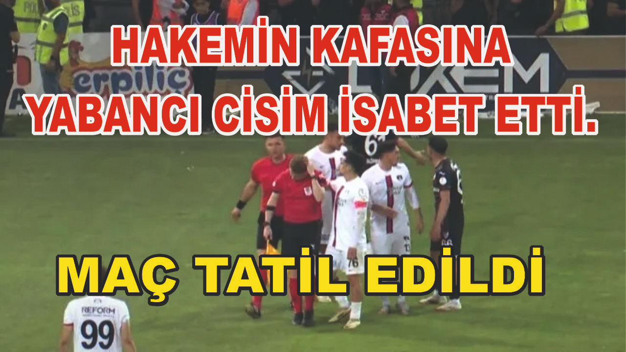 Elazığspor-Vanspor Maçı tatil edildi