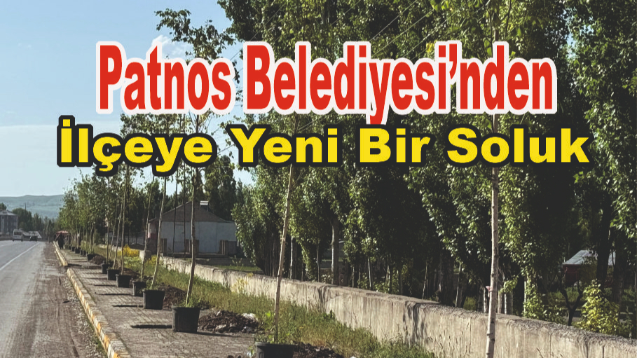 Patnos Belediyesi’nden İlçeye Yeni Bir Soluk: Çalışmalar Hız Kesmeden Devam Ediyor