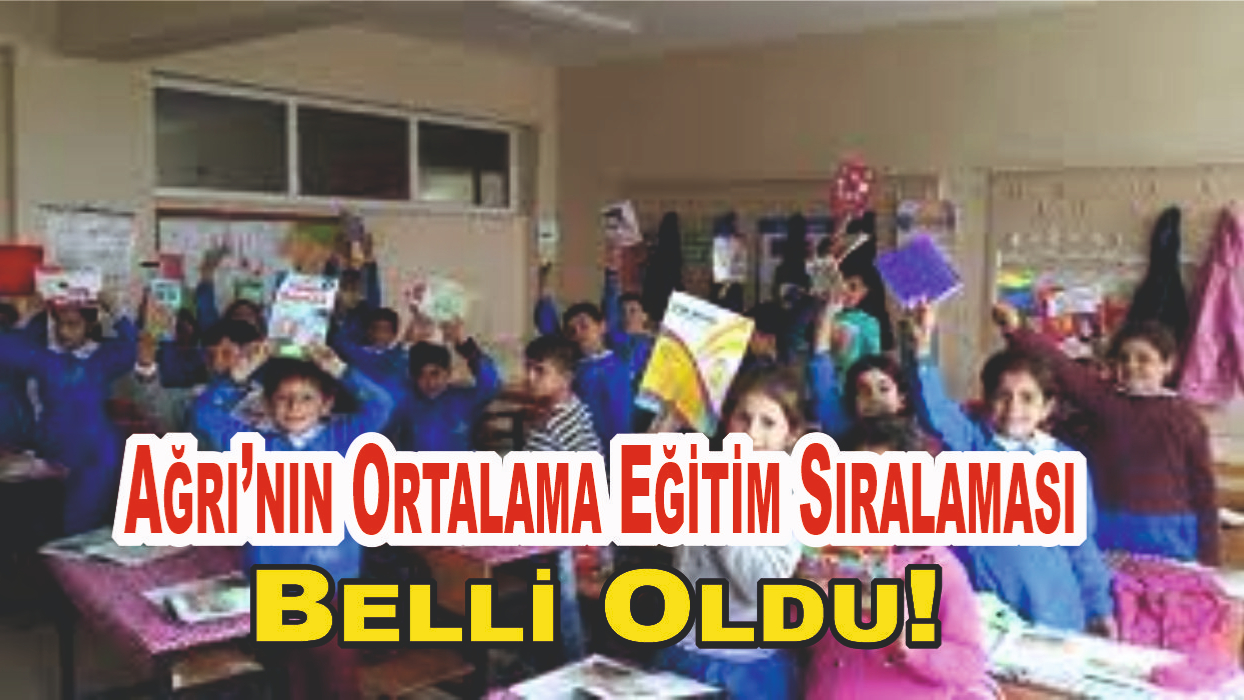 TÜİK 2024 Ulusal Eğitim İstatistikleri Açıklandı: Ağrının Ortalama Eğitim Sıralaması Belli Oldu!