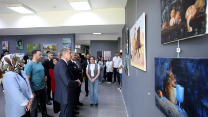 Ağrı’nın Genç Sanatçıları Eserleriyle Göz Doldurdu