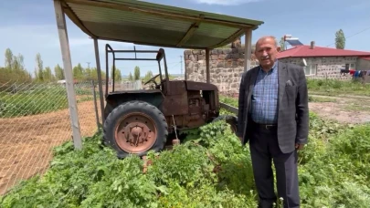 Vefalı Evlat baba hatırası traktörü 73 yıldır saklıyor