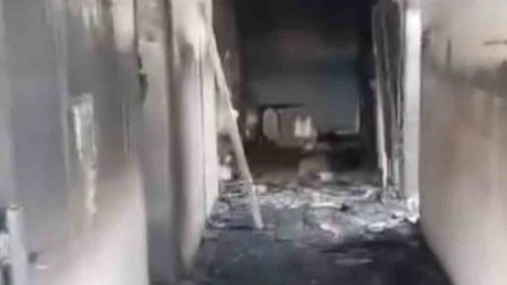 Köyde çıkan yangında 1 ev kullanılamaz hale geldi