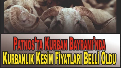Patnos'ta Kurban Bayramı’nda Kurbanlık Kesim Fiyatları Belli Oldu