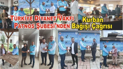 Türkiye Diyanet Vakfı Patnos Şubesi’nden Kurban Bağışı Çağrısı
