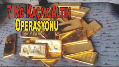 Van’da Kaçak Altın Operasyonu