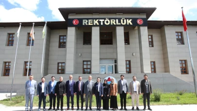 AK Parti Ağrı Milletvekili Ruken Şahin Kilerci’den AİÇÜ Rektörüne Hayırlı Olsun Ziyareti