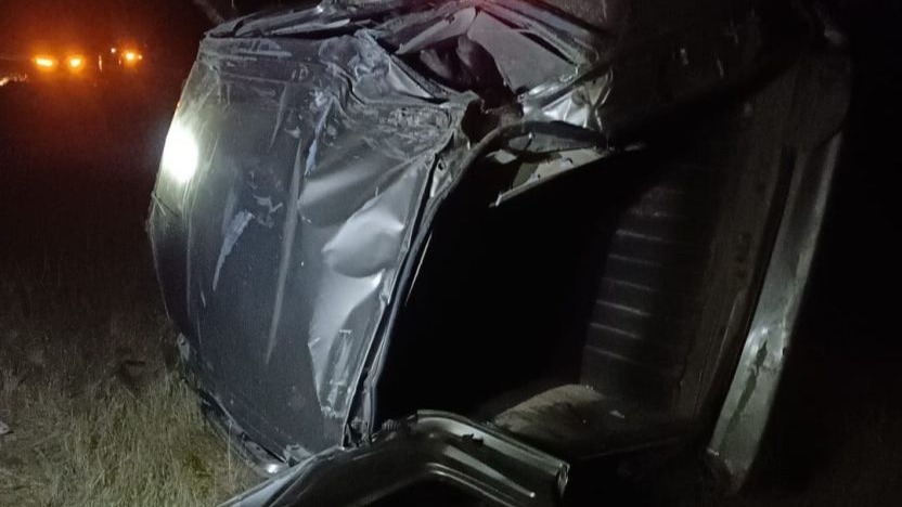 Van'ın Gürpınar ilçesinde takla atan otomobilde 4 kişi yaralandı