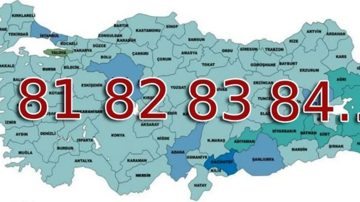 Türkiye’nin En Kalabalık 10 İlçesi Belli Oldu! 82, 83, 84, 85 Plaka Koduyla İl Olmaya Aday İlçeler