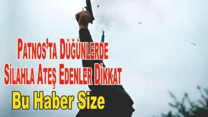 Patnos’ta Düğünlerde Silahla Ateş Edenler Dikkat Bu Haber Size