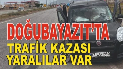 Doğubayazıt’ta trafik kazası yaralılar var
