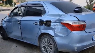Otomobil ile kamyon çarpıştı: 5 yaralı