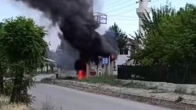 Van'da trafo yangını