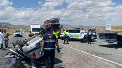 Van’da trafik kazası: 1 ölü, 3 yaralı