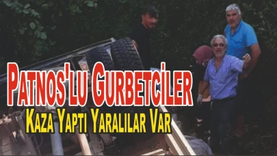 Patnos'lu Gurbetciler Kaza Yaptı Yaralılar Var